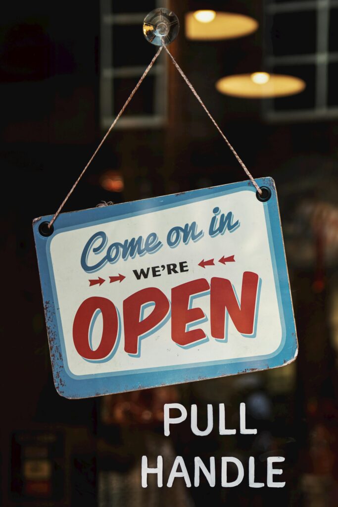 Image of a local VA clinic sign